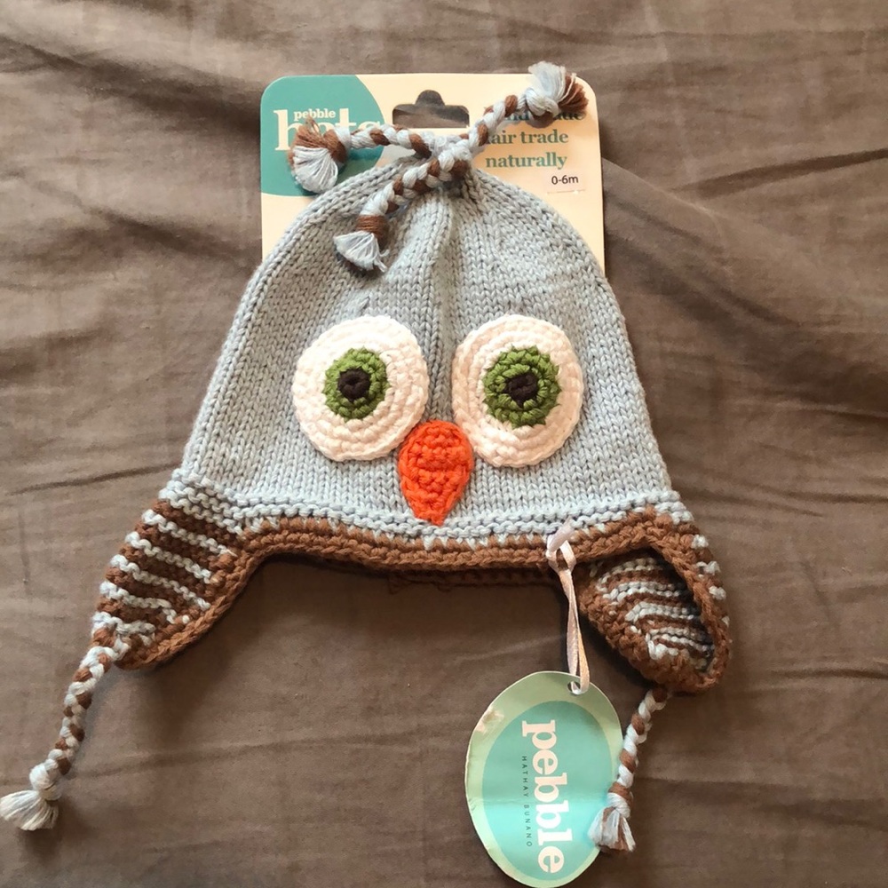 Newborn 0-6 months brand new owl hat